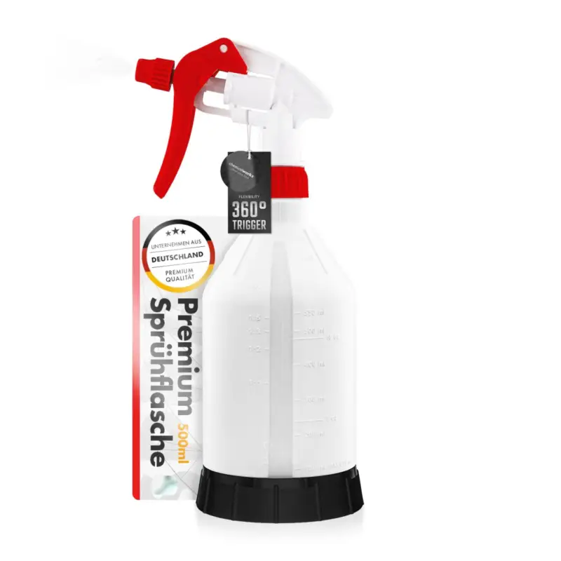 chemicalworkz Sprühflasche Rot mit 360° Canyon Trigger 500ml Sonderangebot