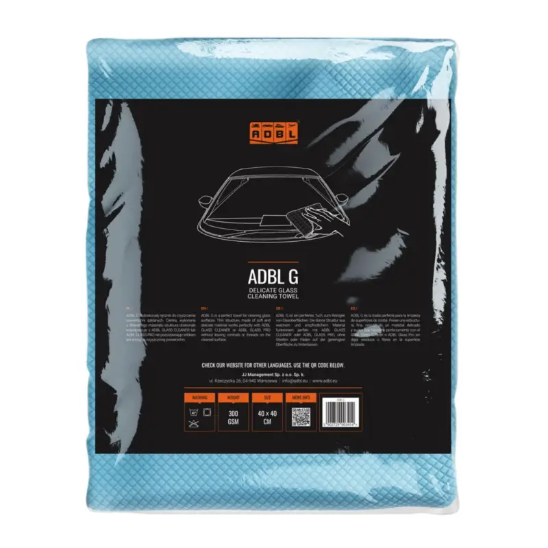Echt ADBL G Spezial-Glasreinigungstuch 300GSM 40×40