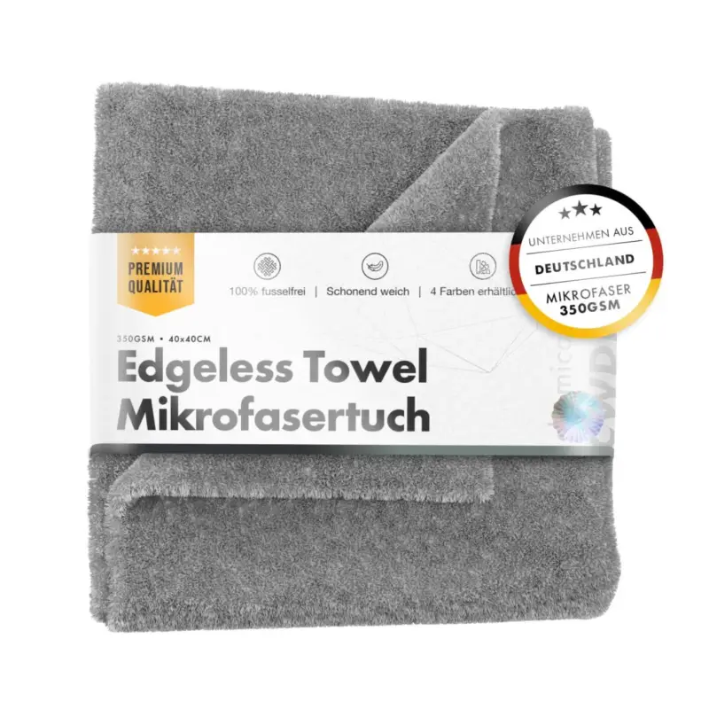 chemicalworkz Edgeless Towel 350GSM Grau Poliertuch 40×40cm Schneller Versand
