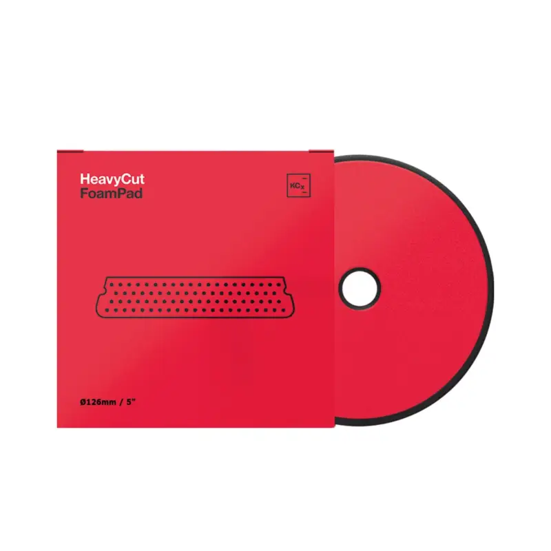 Koch Chemie Heavy Cut Foam Pad Polierschwamm Ø126mm Rot Günstig