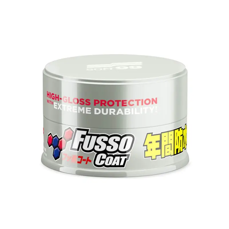 Soft99 Fusso Coat 12 Months Wax Light hartes Autowachs 200g Neue Ware