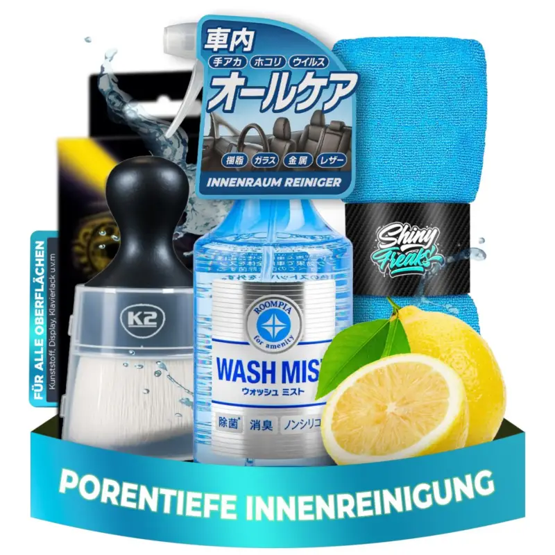 Highlight Soft99 Innenraum Set Wash Mist + Zubehör (3-teilig)