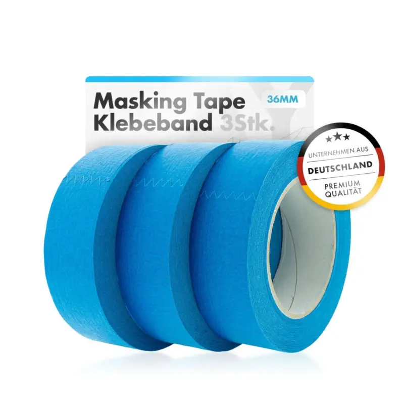chemicalworkz Masking Tape Klebeband Blau 36mm 3Stk. Online Kaufen