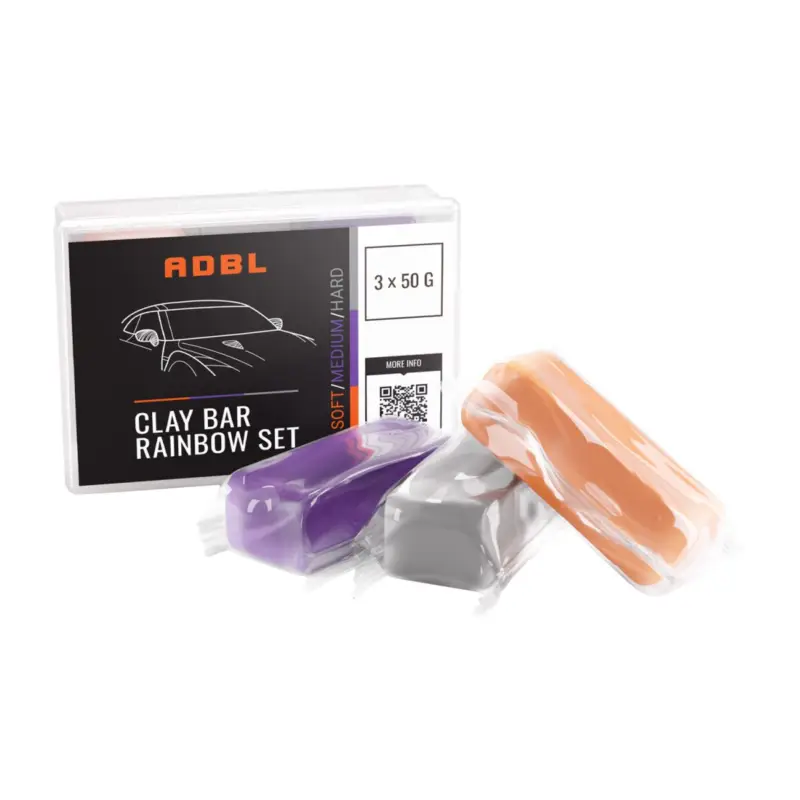 Top-Preis ADBL Clay Bar Rainbow 3x50g Reinigungsknete Set