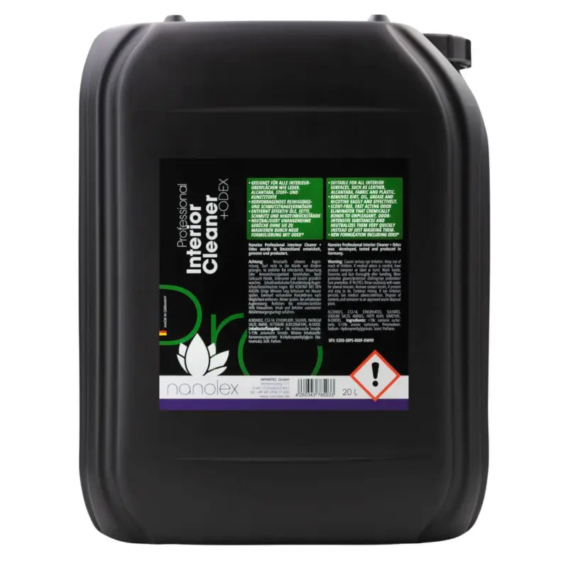 Nanolex Professional Interior Cleaner + ODEX Innenraumreiniger 20L Ausverkauf