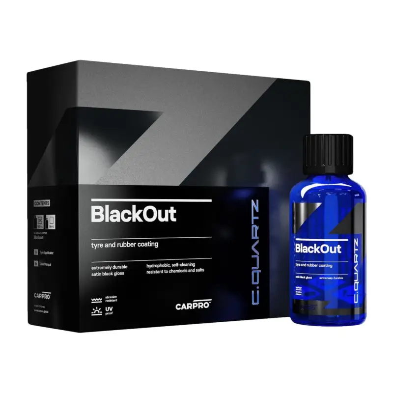 Direktkauf CarPro CQUARTZ BlackOut Kunststoff- & Gummiversiegelung Kit 100ml
