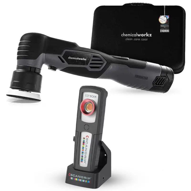 Bestseller chemicalworkz EVO Mini + Scangrip Sunmatch 4 Polier Set