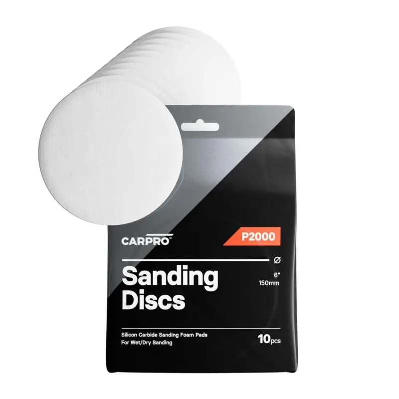 Heißes Angebot CarPro Sanding Disc 2000P Schleifscheibe 150mm 10Stk.