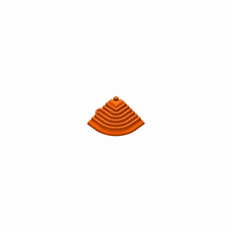 Billig Performance Floor Klickfliesen Eckteile orange 4Stk.