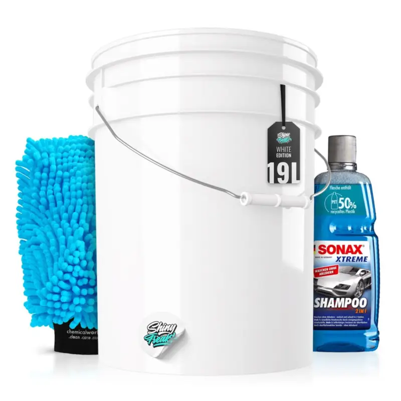 Super-Preis SONAX Wascheimer-Set 19L Shampoo 2 in 1 + Zubehör (4-teilig)