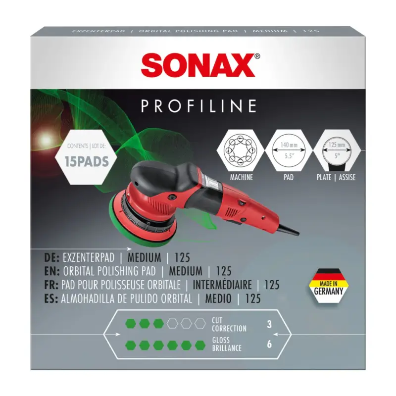 SONAX SchaumPad medium 125mm 15Stk. Jetzt Kaufen