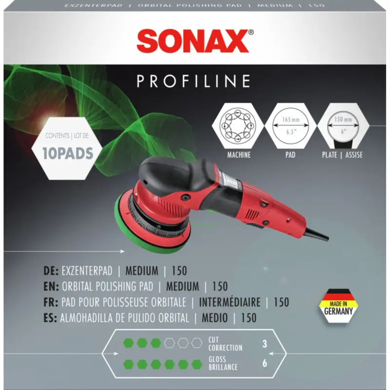 SONAX ExzenterPad medium 150mm 10Stk. Top-Angebot