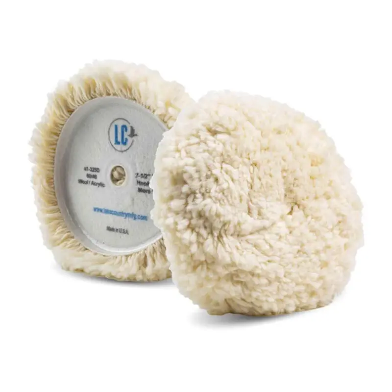 Lake Country X.1.5" Ungedämpftes Untwisted Wool-Pad natur 180mm Echt