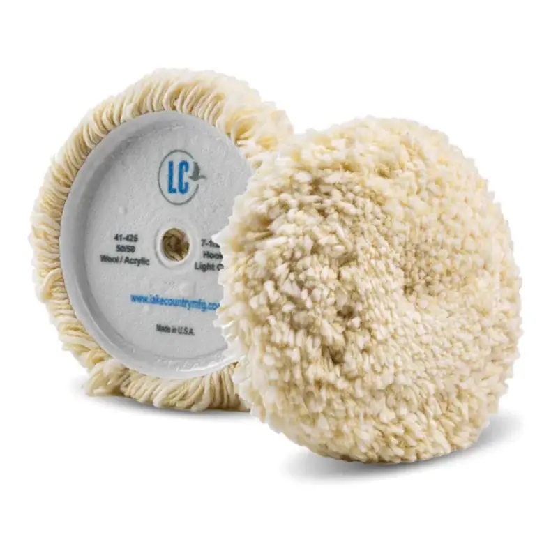 Neue Kollektion Lake Country X.1.5" Ungedämpftes Wool-Acryl-Pad natur 180mm
