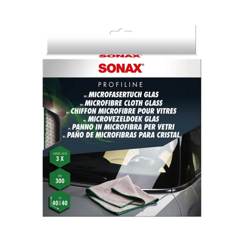SONAX MicrofaserTuch Glas (3St.) Billig