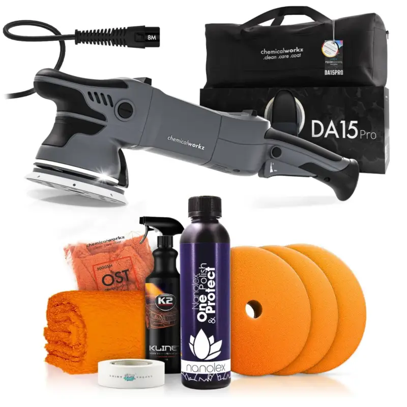 Preiswert chemicalworkz DA15 Pro Poliermaschinen Set mit Nanolex Polituren MULTI STEP