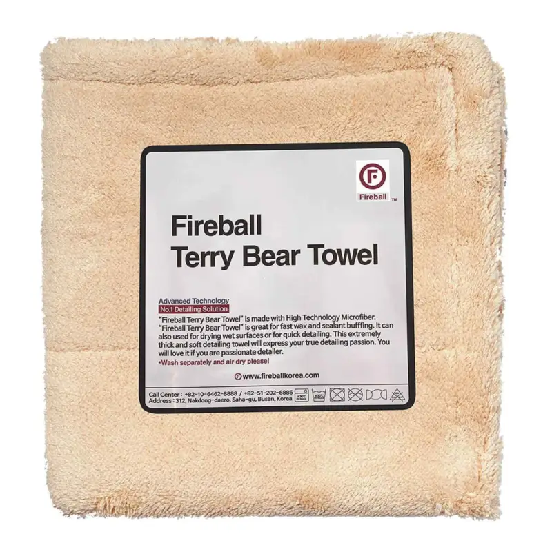 Fireball Terry Bear Buffing Towel Versiegelungstuch 40x40cm Garantierte Lieferung