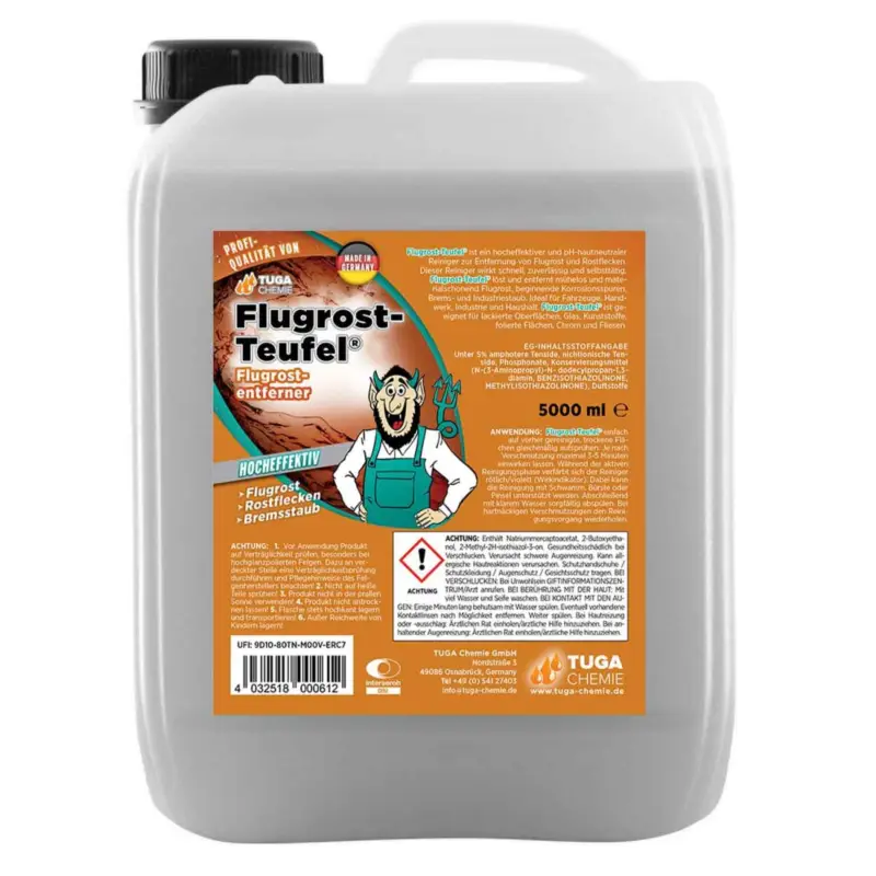Ausverkauf TUGA Chemie Flugrost-Teufel Flugrostentferner 5L