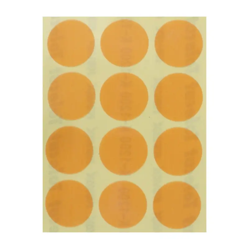 Preisreduziert Kovax Tolecut Stick-On Schleifblüten K1200 orange 1 Bogen 12Stk.