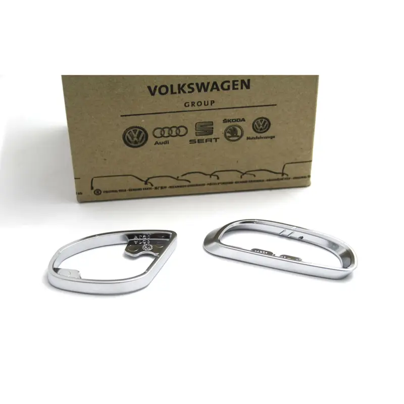 Sofort Bestellen Original VW Passat 3C B7 Satz Zierringe Zuziehgriff links 2-Tlg. Aluminium