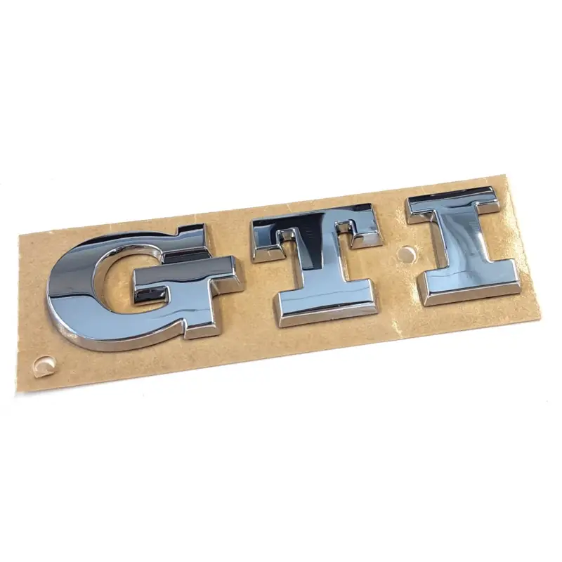 Heißes Angebot Original VW Polo 5 (6R) Schriftzug GTI Emblem Logo chrom glänzend