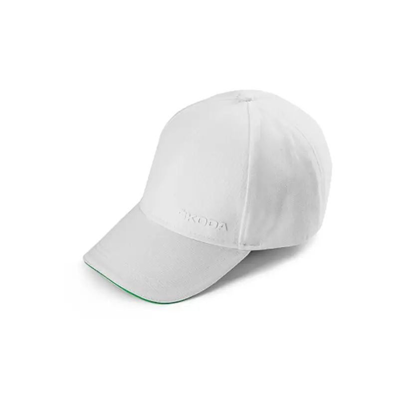 Original Skoda Baseballcap weiß Mütze Cap Baumwolle Kappe Logo Rabatt