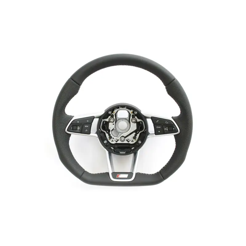 Original Audi TT (8S) S-Line Multifunktions Sportlenkrad Leder gelocht abgeflacht Jetzt Kaufen