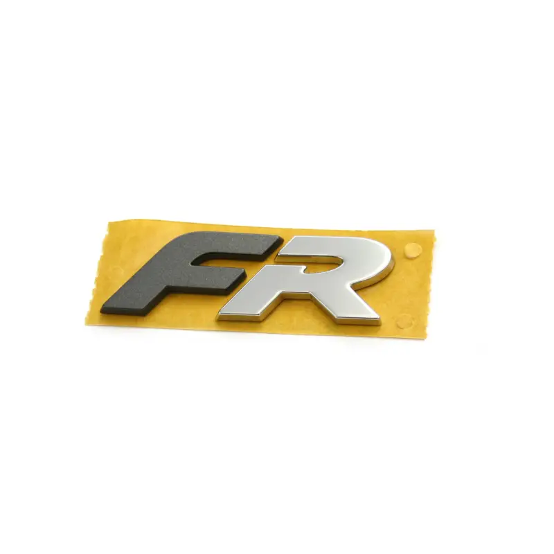 Top-Angebot Original Seat FR Schriftzug Logo Heckklappe Formula Racing Tuning Emblem grau-metallic matt