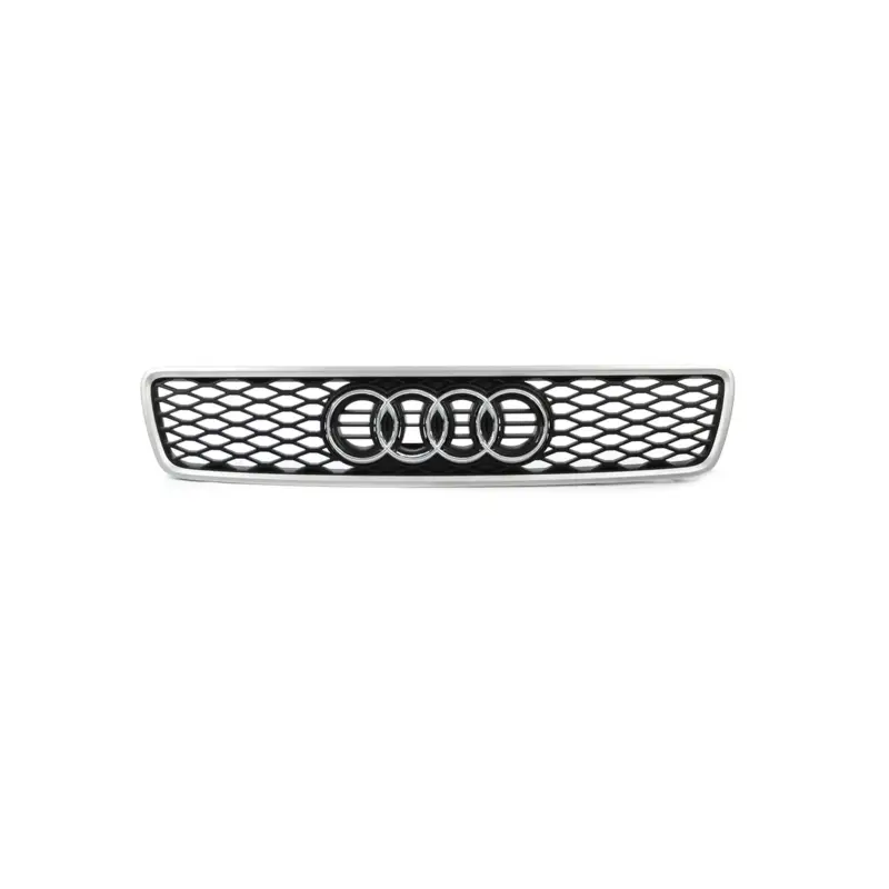 Neue Ware Original Audi RS4 (8D) Kühlergrill Alu matt glänzend Grill Tuning Frontgrill