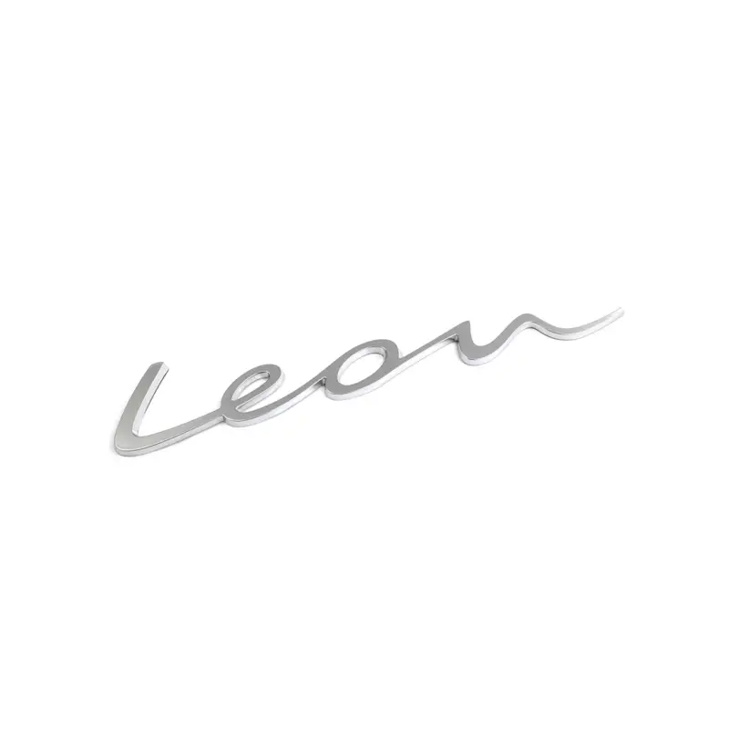 Versand Am Gleichen Tag Original Seat Leon Schriftzug hinten Heckklappe Emblem Logo alu standard