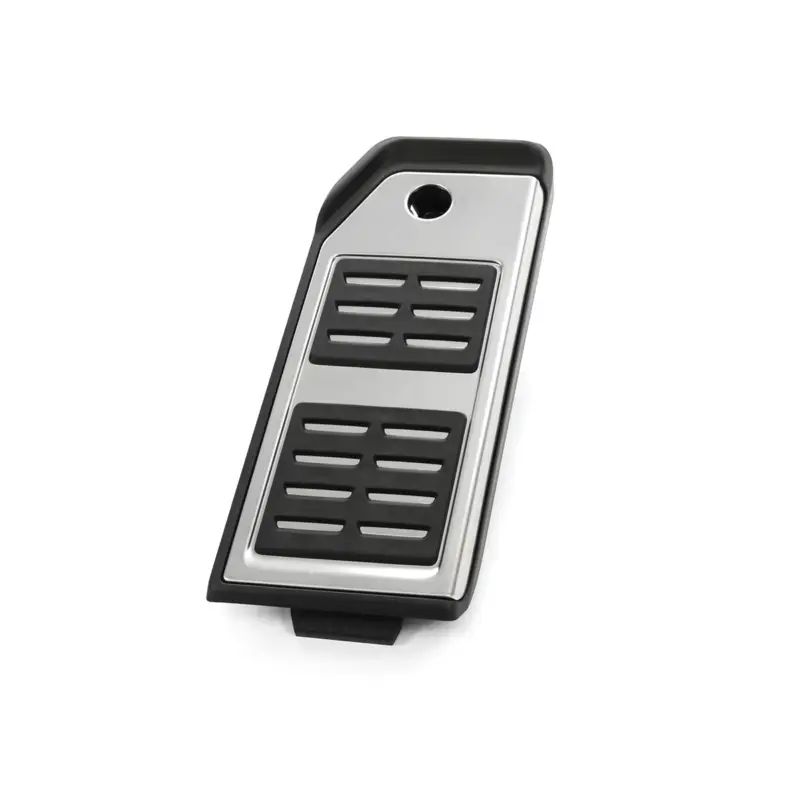 Begrenztes Angebot Original Audi VW Sport Fußstütze Edelstahl gebürstet Tuning Abdeckung chrom/schwarz