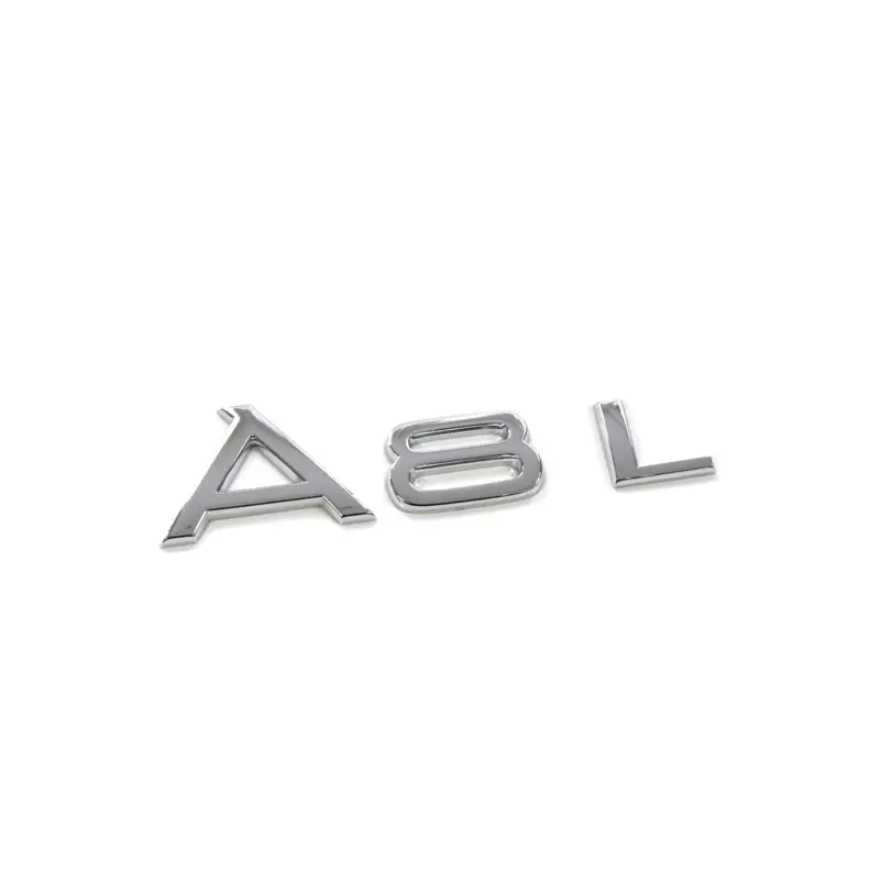 Original Audi A8L Schriftzug hinten Heckklappe Emblem Logo Zeichen chrom Meistverkauft