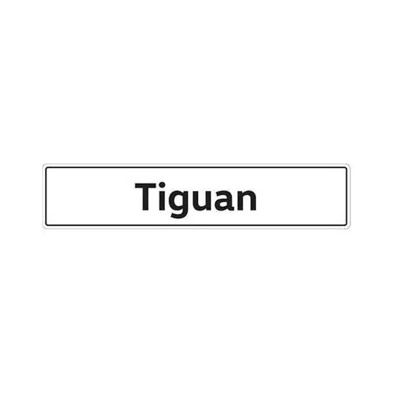 Ausverkauf Original VW Kennzeichenschild Tiguan Nummernschild Kennzeichen Typenschild 5N0071801A