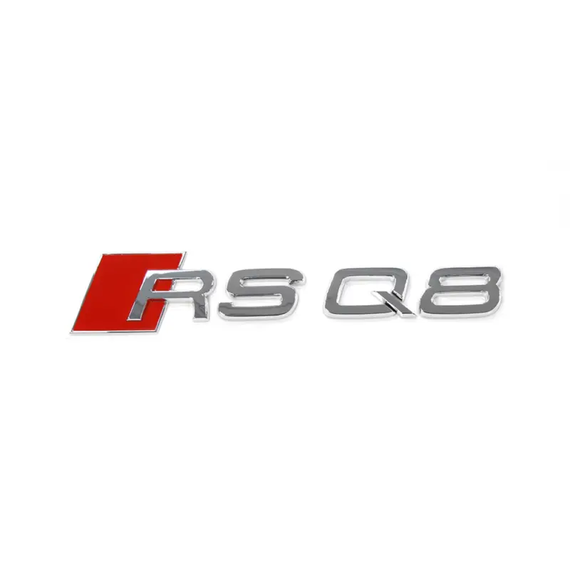 Zertifiziert Original Audi RSQ8 Schriftzug hinten Heckklappe Emblem Logo chrom