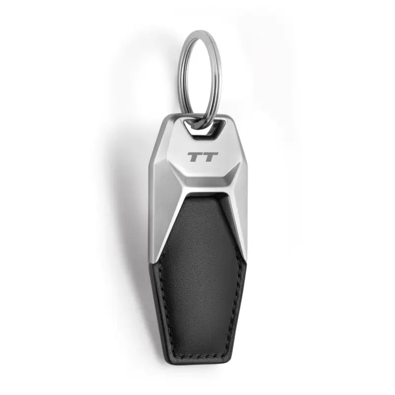 Original Audi TT Schlüsselanhänger Metall Leder Anhänger Keyring Gravur 3181900630 Versand Am Gleichen Tag