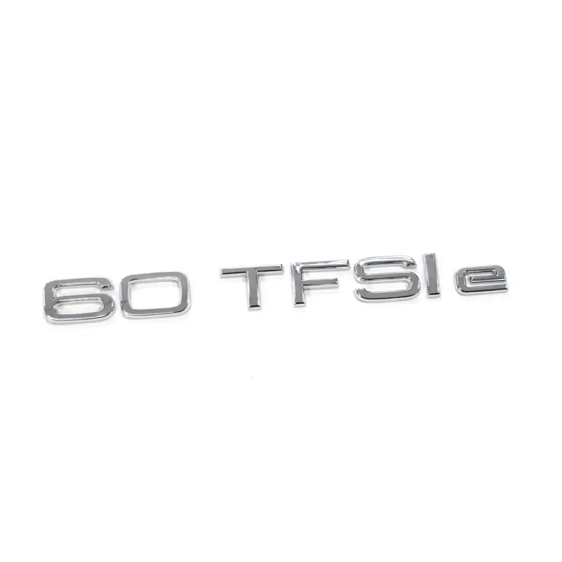 Preis Gesenkt Original Audi 60 TFSIe Schriftzug hinten Heckklappe Emblem Logo chrom