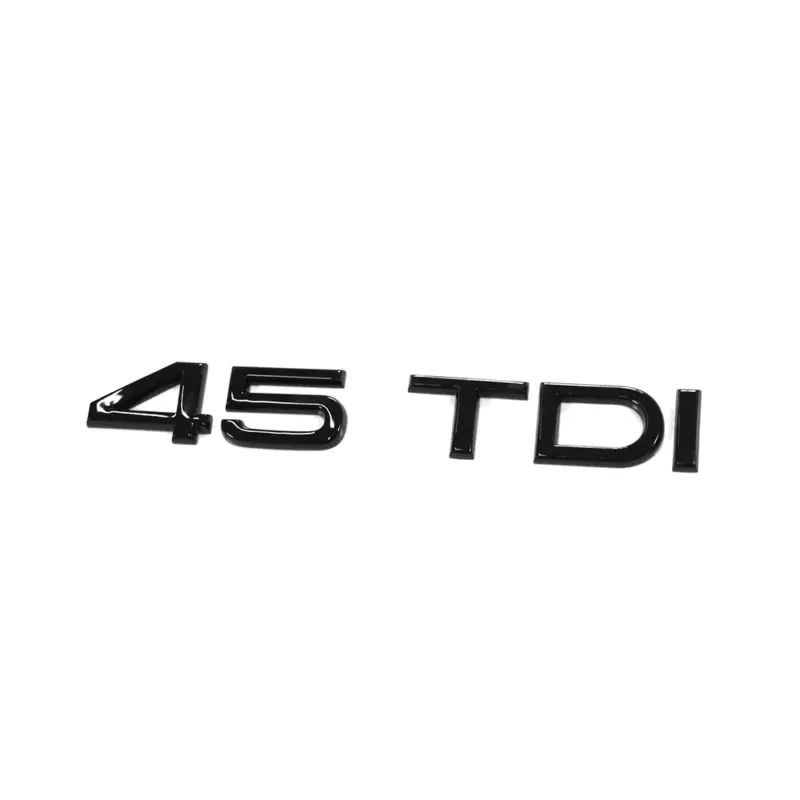 Aktuell Original Audi 45 TDI Schriftzug schwarz Tuning Exclusive Black Edition Heckklappe Emblem