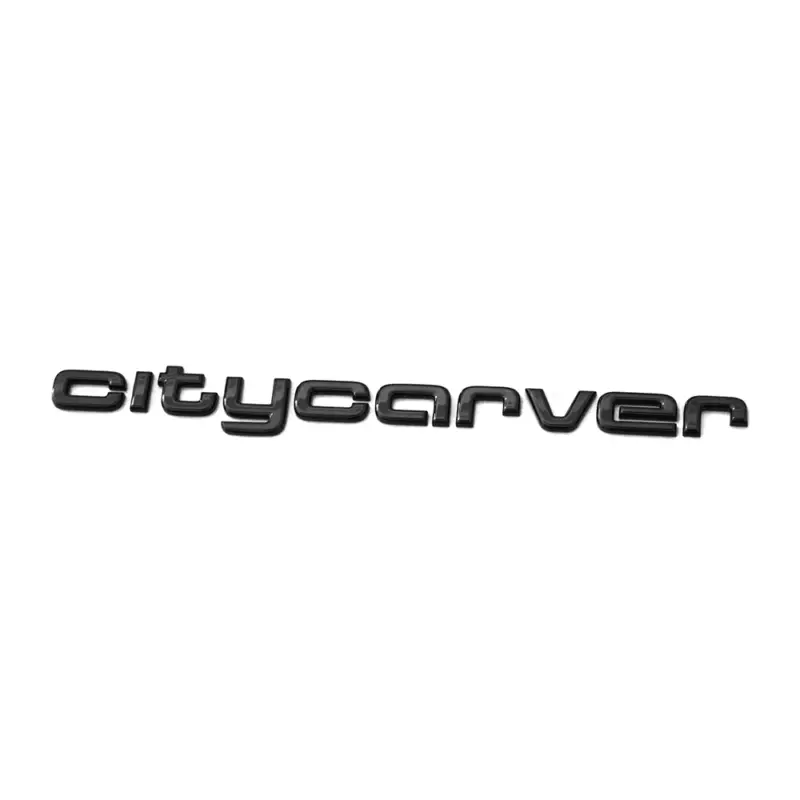 Original Audi CITYCARVER Schriftzug hinten schwarz Tuning Exclusive Black Edition Emblem Neuheit