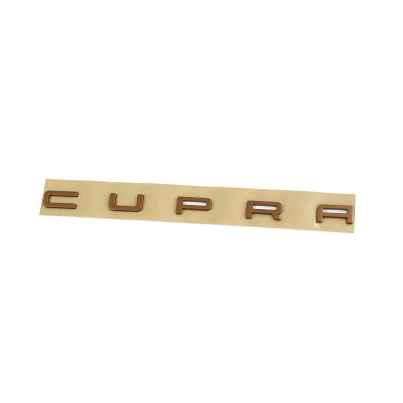 Direkt Vom Hersteller Original Seat CUPRA Schriftzug hinten Heckklappe Tuning Emblem Kupfer