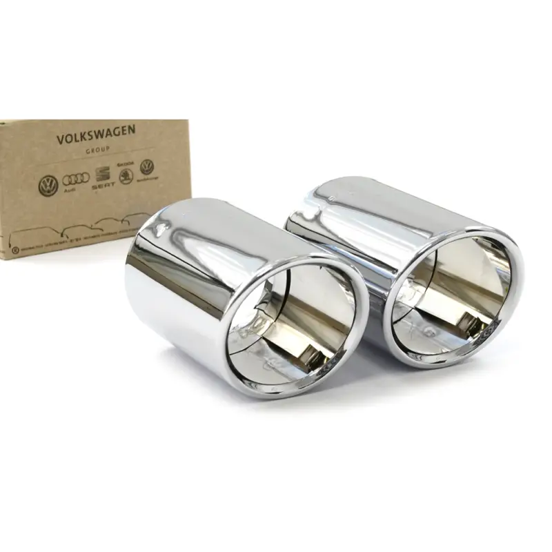 Letzte Chance Original VW Polo 6 (2G) GTI Tuning Auspuffblenden 65mm Auspuff Endrohr Blenden 2G6253825