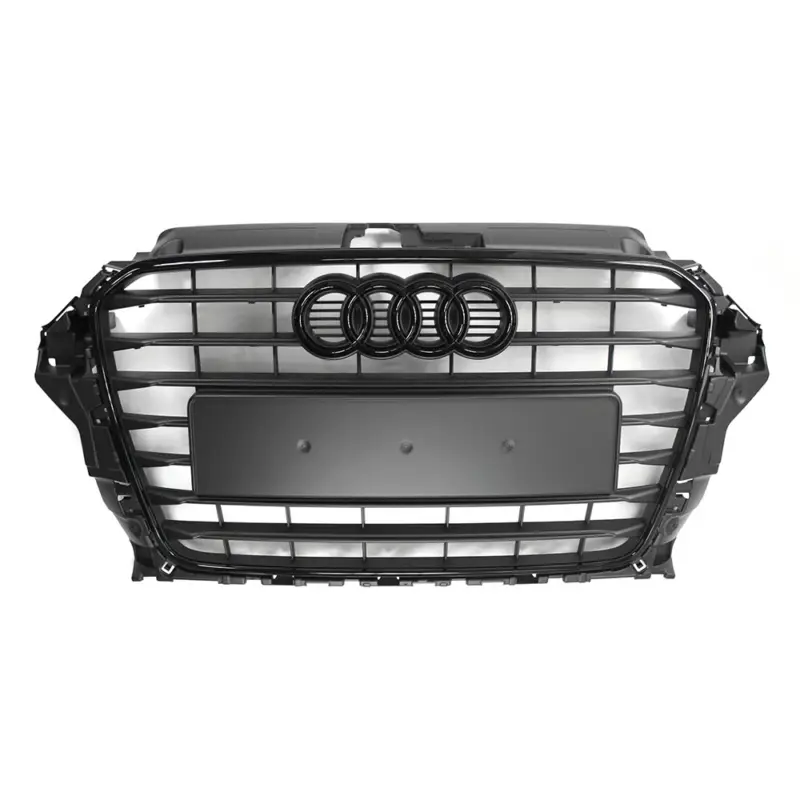 Original Audi A3 8V Black Edition Kühlergrill schwarz matt Frontgrill Tuning Design Grill Blackline Begrenztes Angebot