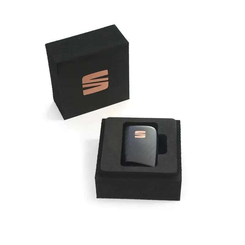 Aktuell Original Seat Schlüsselcover Carbon Kupfer Key Cover Zündschlüssel Fahrzeugschlüssel