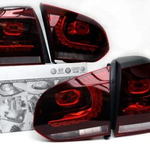 Ausverkauf VW Golf 6 R LED Rückleuchten kirschrot abgedunkelt, Original R Tuning