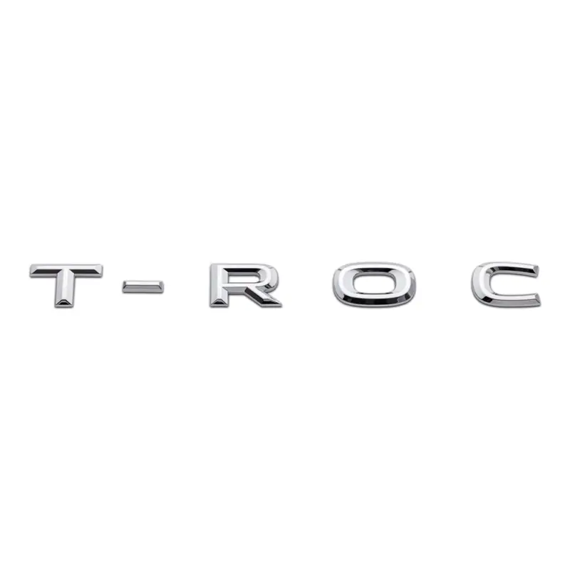 Bestseller Original VW T-Roc Schriftzug hinten Heckklappe Emblem Logo chrom