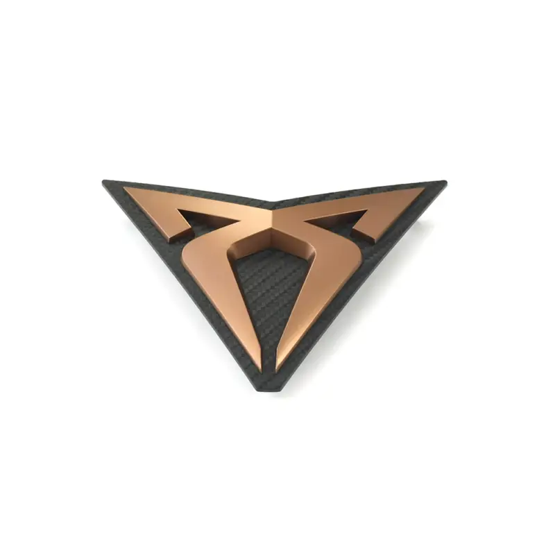 Original Seat CUPRA Ateca Emblem vorn kupfer Tuning Carbon Logo Kühlergrill Heißes Angebot
