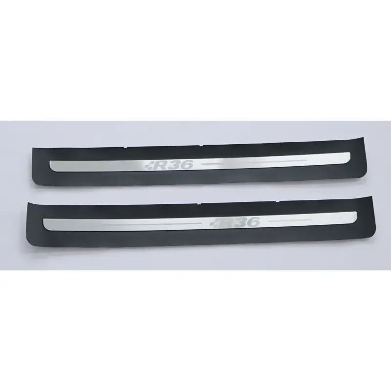Original VW Passat B6 (3C) R36 Einstiegsfolien Set vorn Tuning Leisten schwarz/chrom Billig