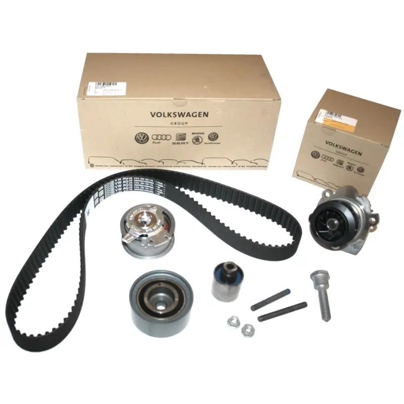 Original VW Audi Zahnriemensatz Wasserpumpe 2.0 TDI Zahnriemenwechsel Spannrolle 03G198119C Super-Preis