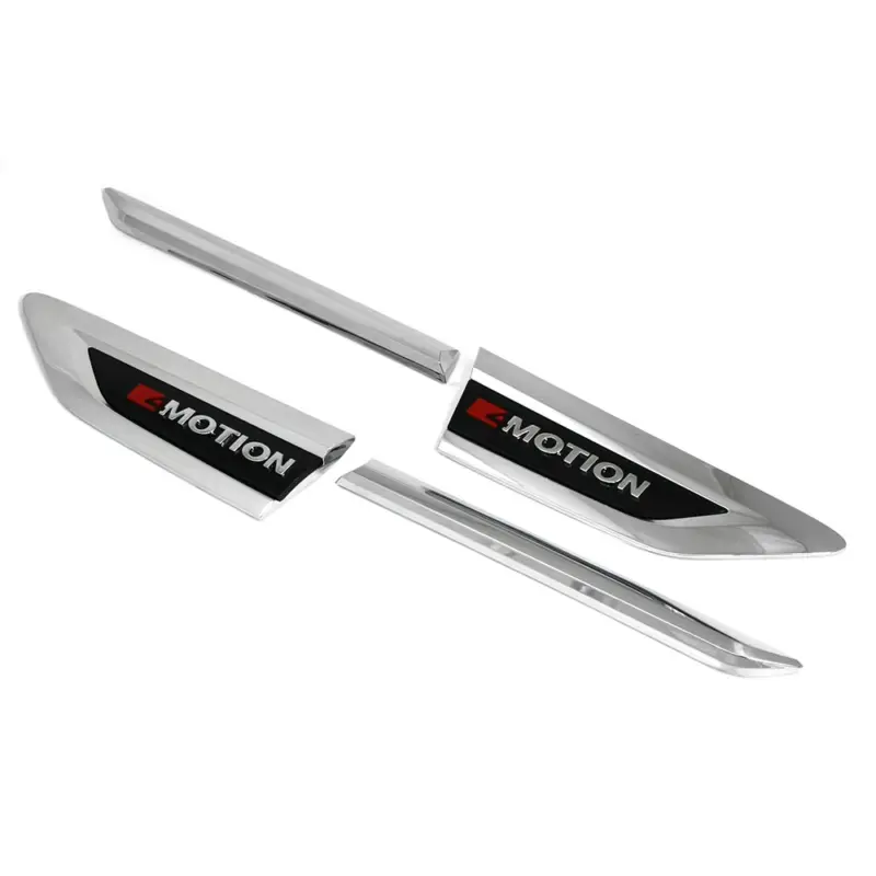 Knallerangebot VW Tiguan II MQB 4Motion Schriftzug Set Original Emblem alu Kotflügel links + rechts