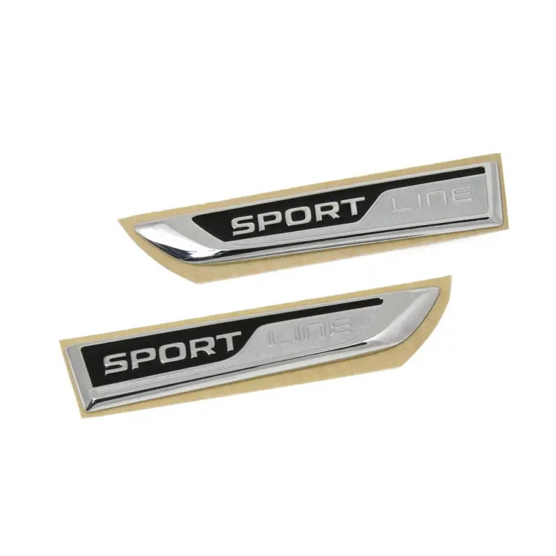 Highlight Original Skoda Superb (3V) SportLine Schriftzug Set seitlich Kotflügel Emblem