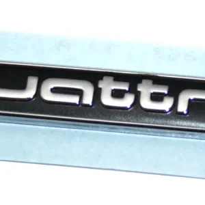 Quattro Schriftzug Original Audi A3 S3 8V Emblem Chrom schwarz Zeichen 8V0853737A Abverkauf